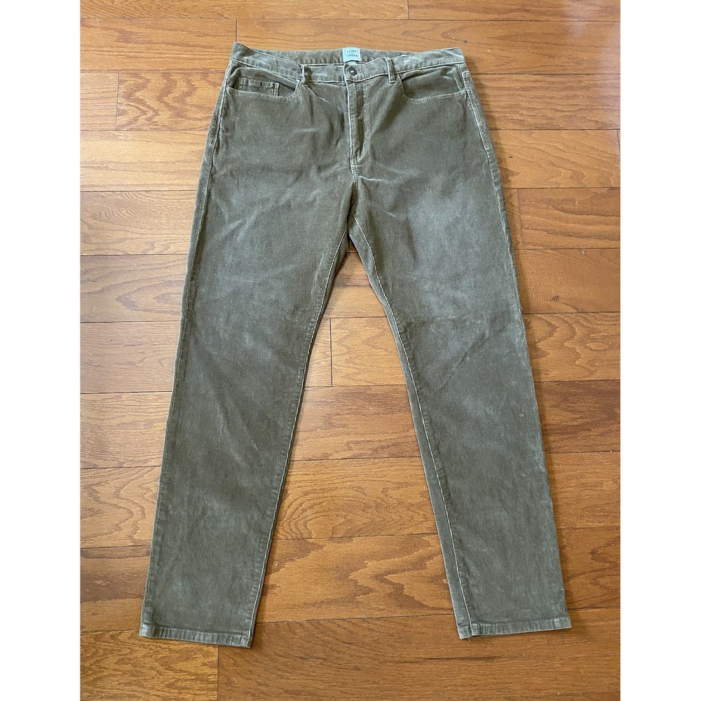 Flint and Tinder Corduroy Pants Mens 36x32 Brown Tapered Fit 5 Pocket Excellent